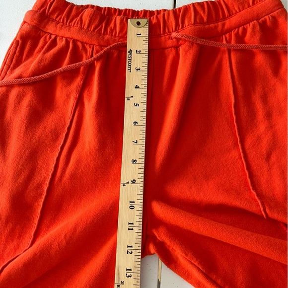 Urban Outfitters Out From Under Jadyn Puddle Pant Wide Drawstring Orange Small - Picture 9 of 13